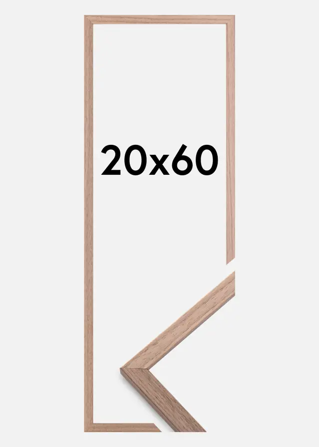 Kehys Edsbyn Vaalea Saksanpähkinä 20x60 cm