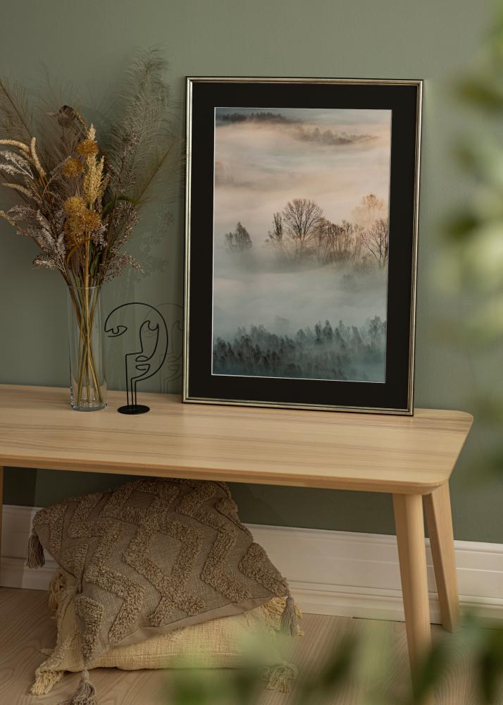 Kehys Horndal Hopea 18x24 cm - Paspatuuri Musta 13x18 cm