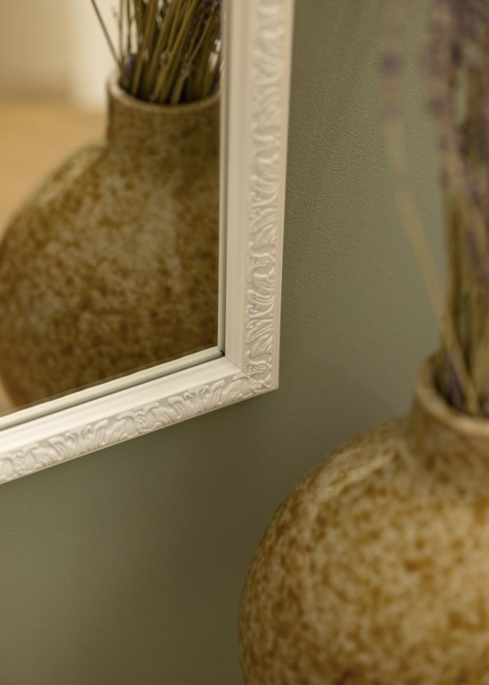 Peili Nostalgia Valkoinen 75x105 cm