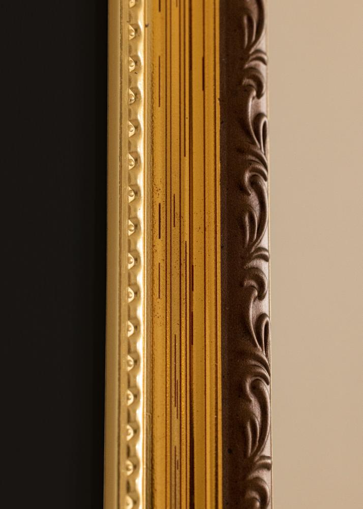 Kehys Abisko Kulta 40x50 cm - Paspatuuri Musta 29,7x42 cm (A3)