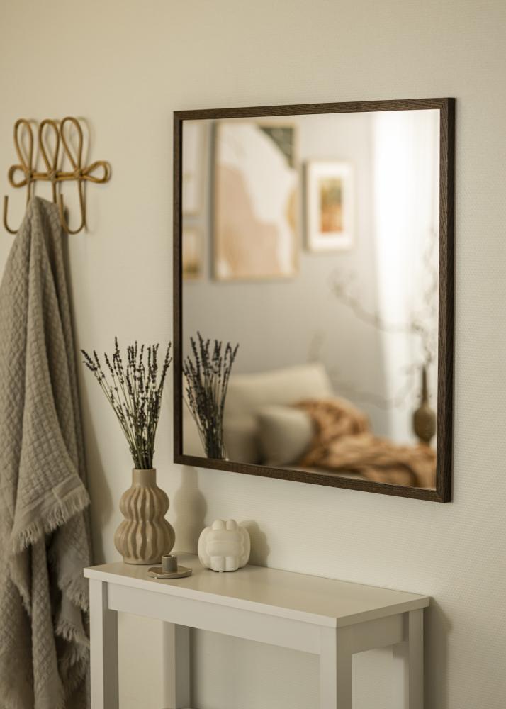 Peili Solid Smoked Oak 73x73 cm