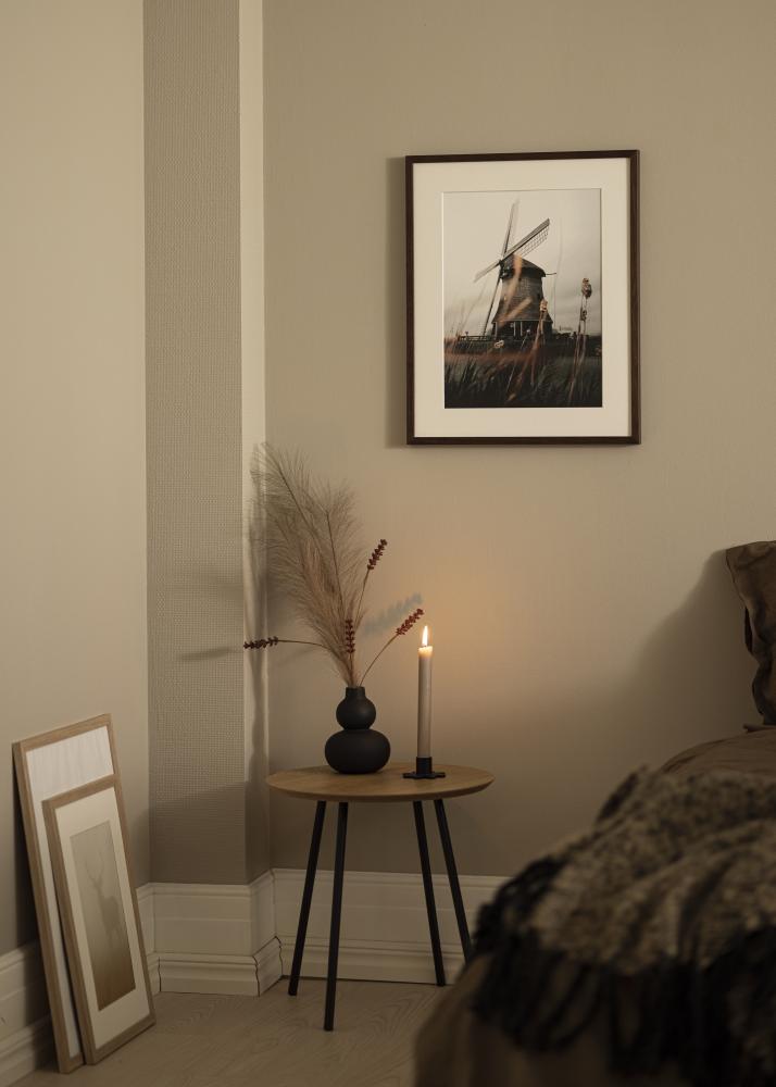 Kehys E-Line Akryylilasi Saksanpähkinä 50x50 cm