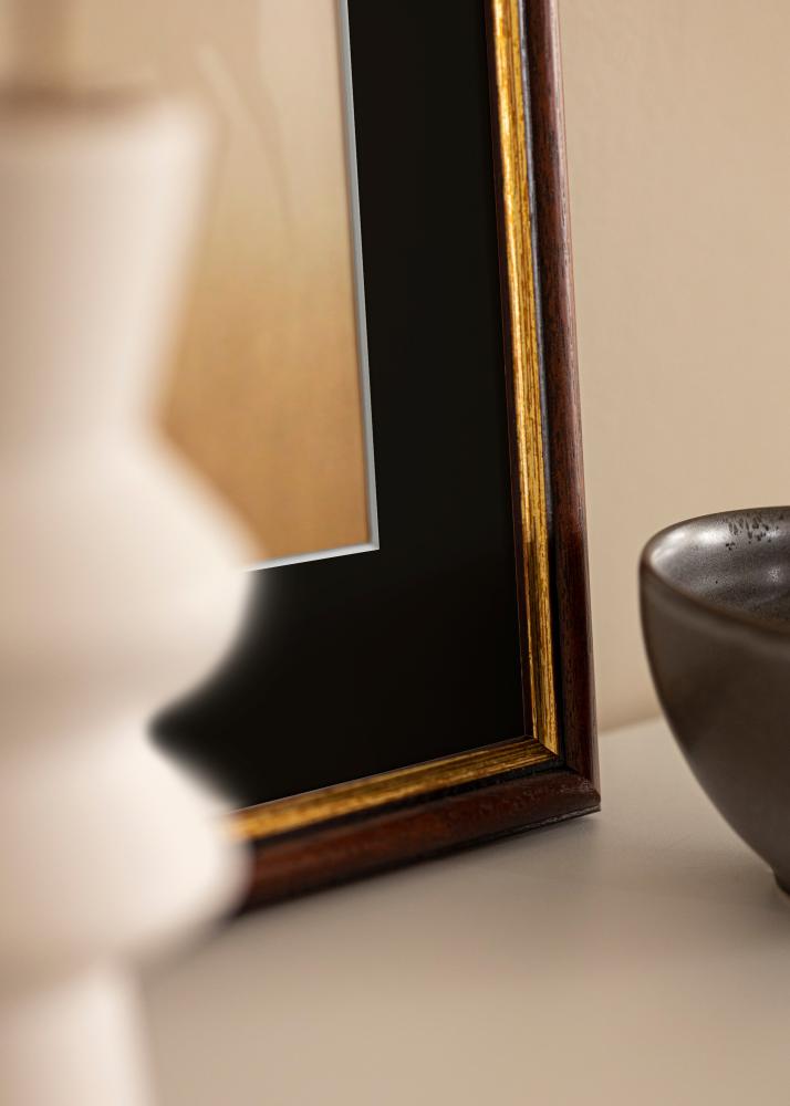 Kehys Siljan Ruskea 40x50 cm - Paspatuuri Musta 27x35 cm