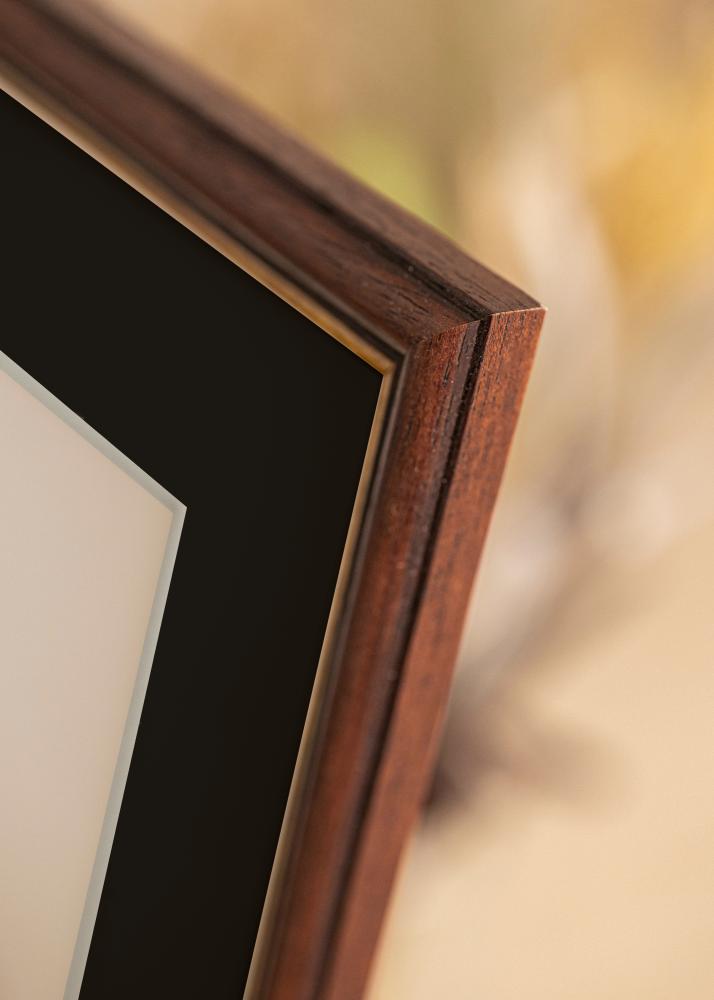 Kehys Siljan Ruskea 40x50 cm - Paspatuuri Musta 27x35 cm