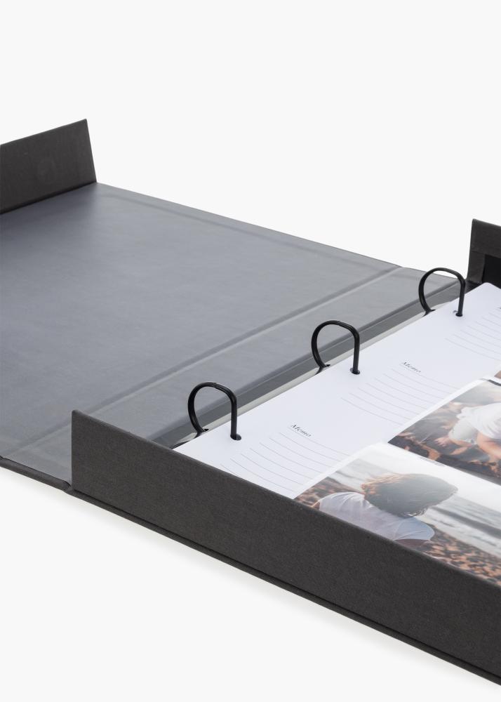 KAILA MEMORIES Black XL - Coffee Table Album - 60 Kuvalle Koossa 10x15 cm