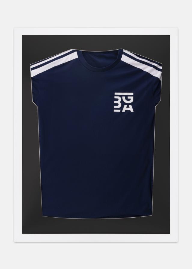 Kehys Jersey Box Akryylilasi Valkoinen/Musta 60x80 cm