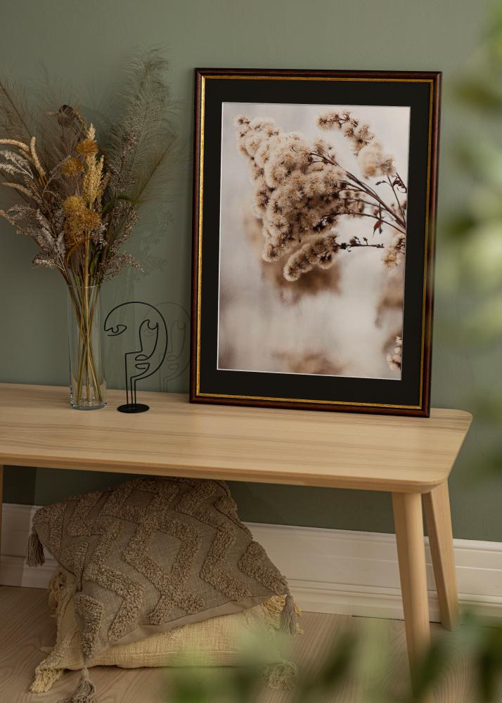 Kehys Siljan Ruskea 40x50 cm - Paspatuuri Musta 27x35 cm