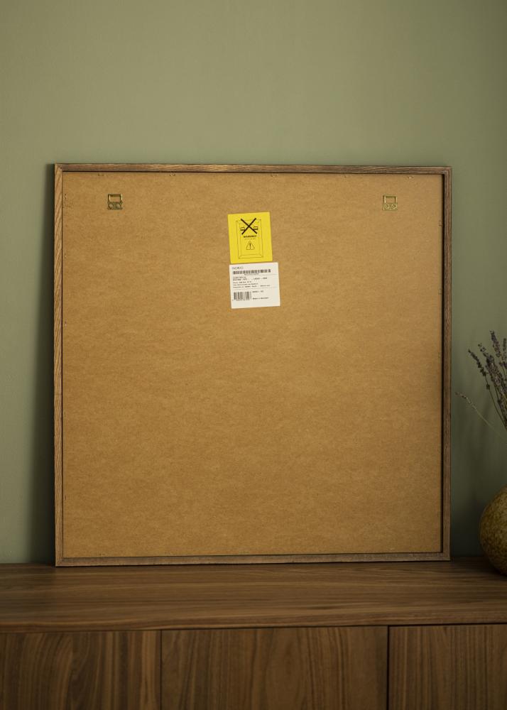 Peili Solid Smoked Oak 73x73 cm