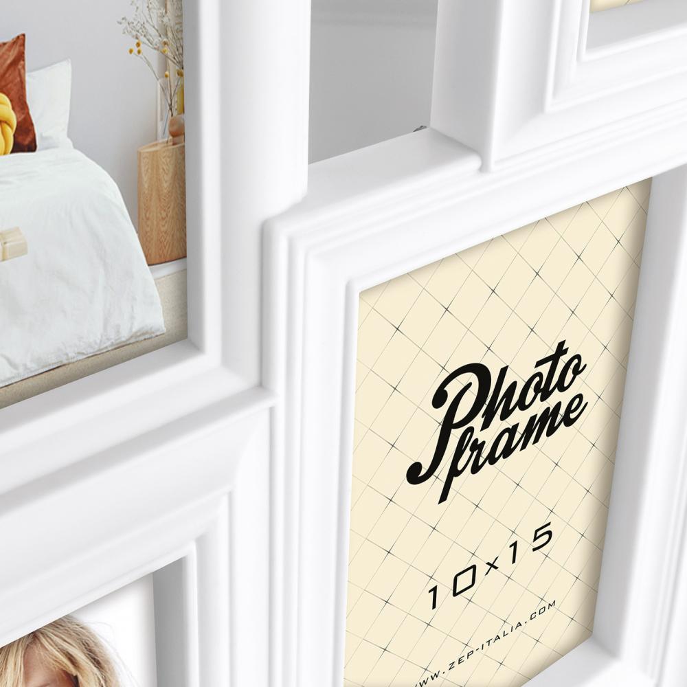 Tolosa White Kollaasikehys - 8 Kuvalle