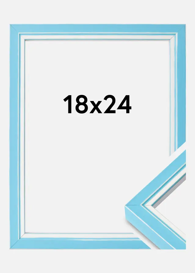 Kehys Diana Akryylilasi Vaaleansininen 18x24 cm