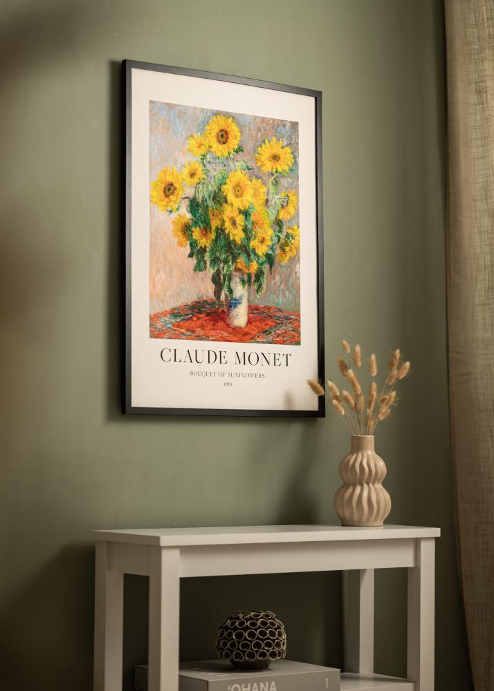 Kehys Modern Akryylilasi Musta 70x100 cm