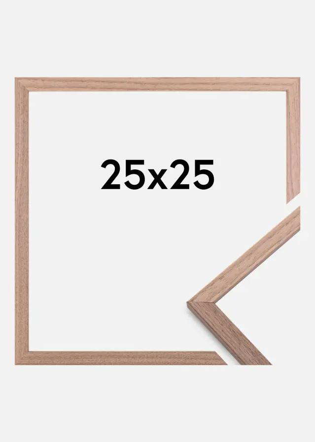 Kehys Edsbyn Vaalea Saksanpähkinä 25x25 cm