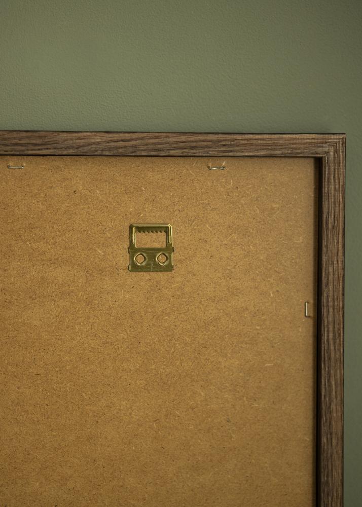 Peili Solid Smoked Oak 73x73 cm