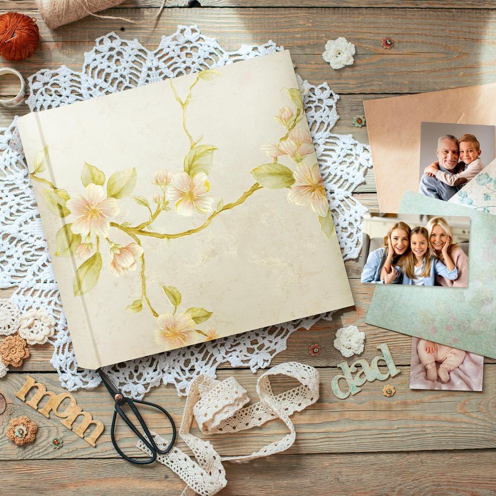 Louvre Album - 32x32 cm (50 Valkoista sivua / 100 lehteä)