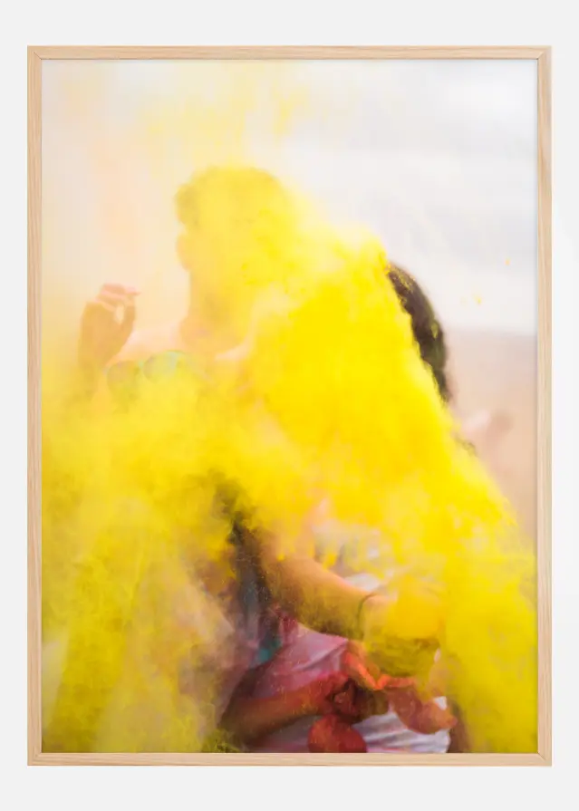 Yellow colour in the Air Juliste