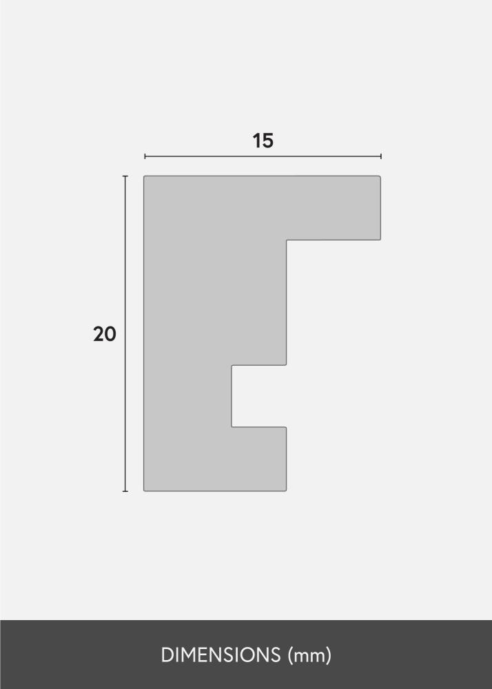 Kehys Ares Akryylilasi Burr Walnut 29,7x42 cm (A3)