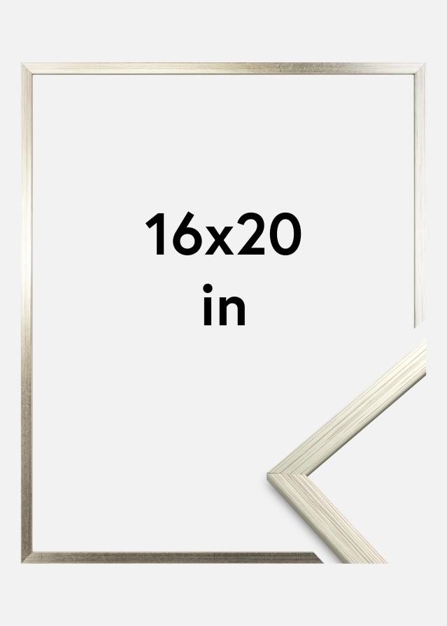 Kehys Edsbyn Hopeanvärinen 16x20 inches (40,64x50,8 cm)