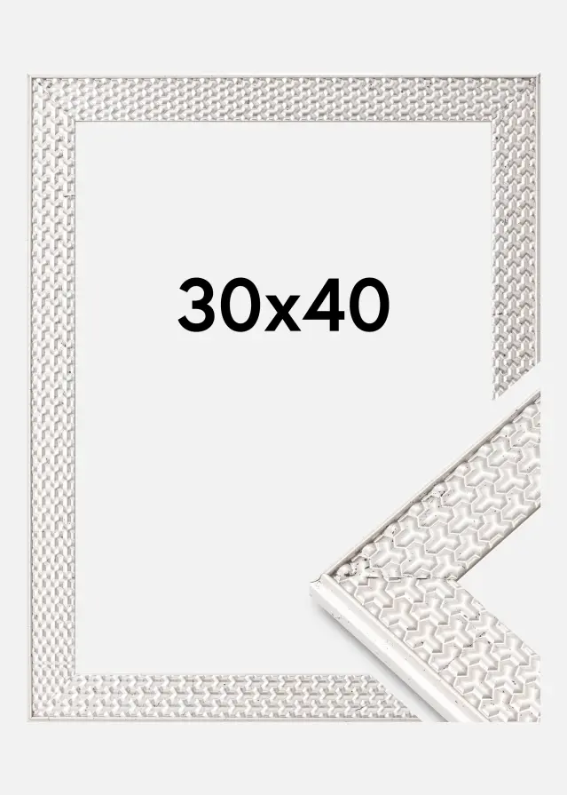 Kehys Grace Akryylilasi Hopea 30x40 cm