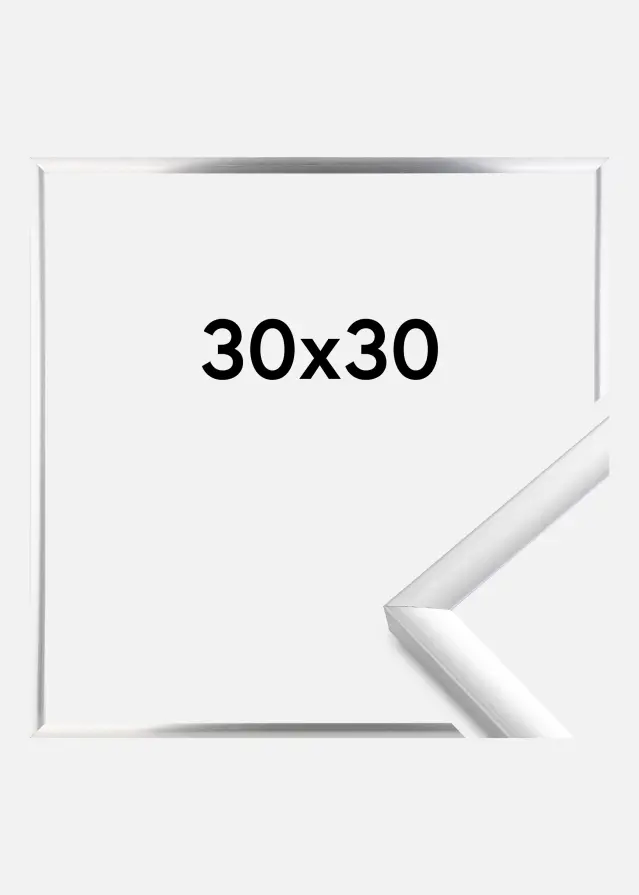 Kehys New Lifestyle Hopeanvärinen 30x30 cm