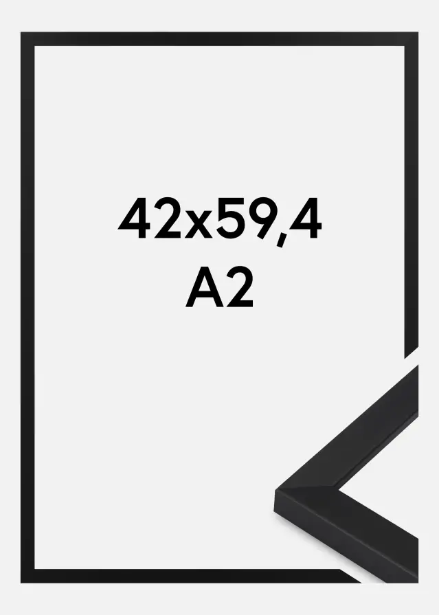 Kehys Oban Akryylilasi Musta 42x59.4 cm (A2)