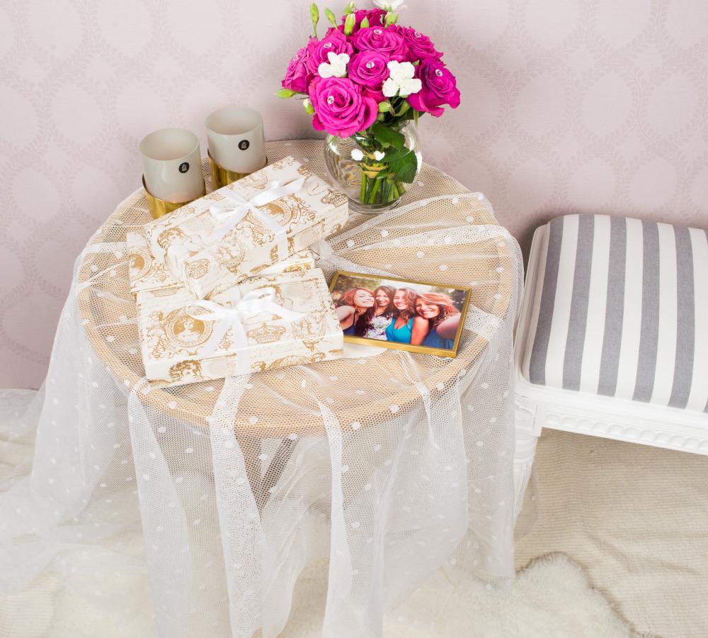 Kehys Sileä Metalli Kullanvärinen 10x15 cm