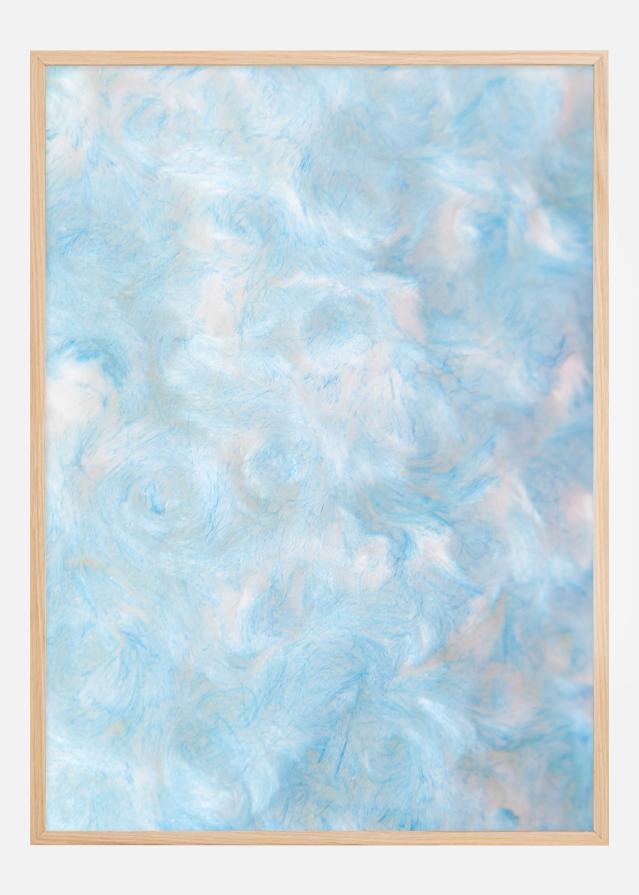 Blue cotton wool Juliste
