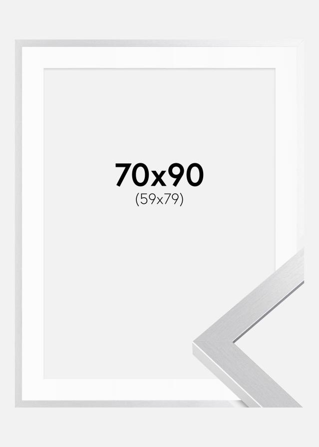 Kehys Selection Hopea 70x90 cm - Passepartout Valkoinen 60x80 cm