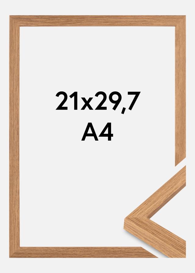 Kehys Modern Akryylilasi Tiikki 21x29,7cm (A4)