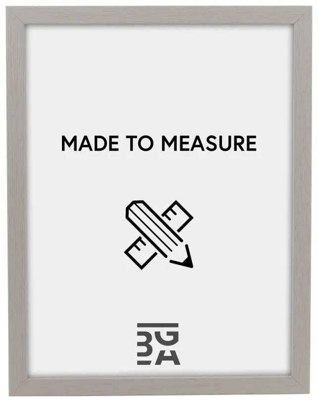 Kehys Björkö - Vaaleanharmaa revinnyt - Valinnainen koko