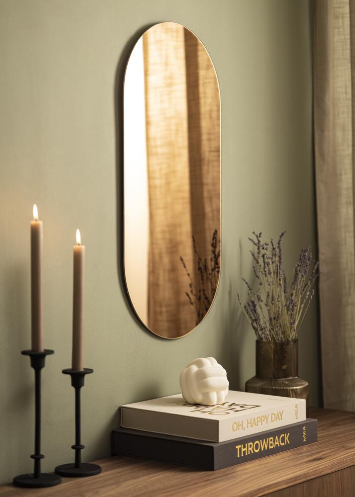 KAILA Peili Oval Rose Gold 35x70 cm