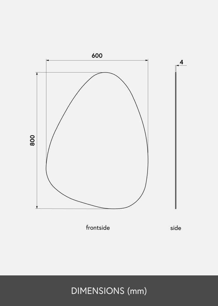 KAILA Peili Shape I 60x80 cm