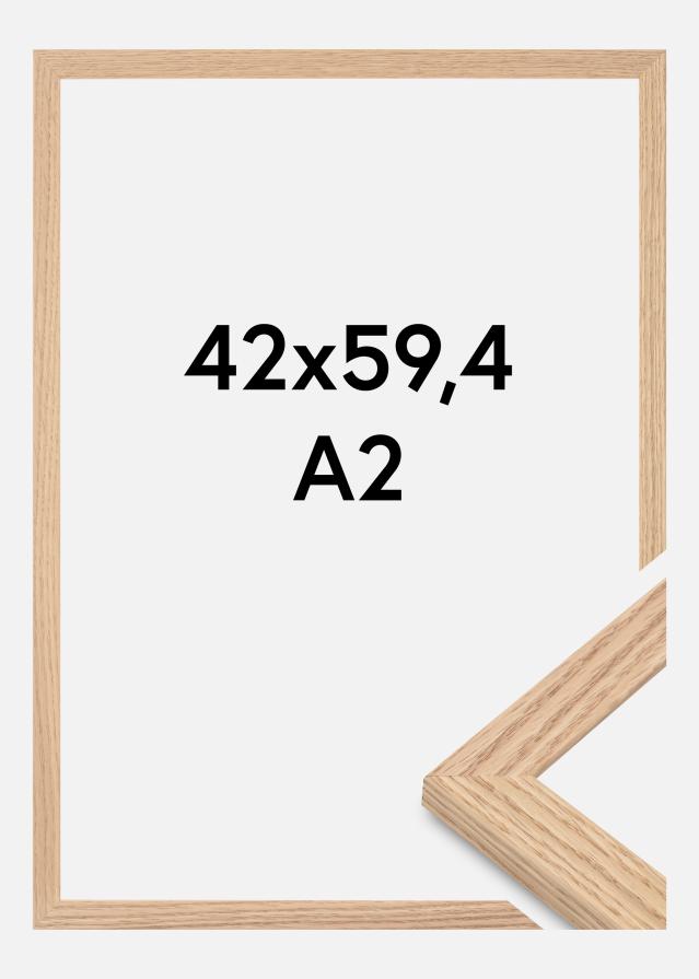 Kehys Tidlös Akryylilasi Massiivinen Tammi 42x59,4 cm (A2)