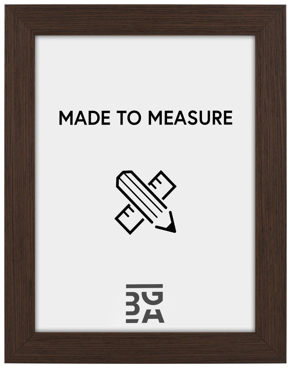 Product Image for Kehys Moviken Tumma Saksanpähkinä - Omat mitat (Heijastamaton lasi)