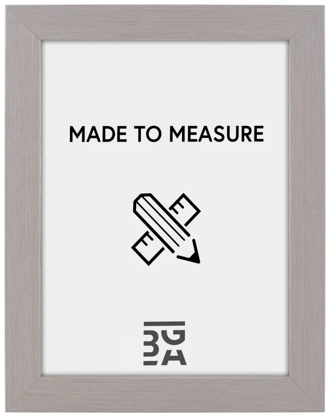 Kehys Moviken Vaaleanharmaa - Omat mitat