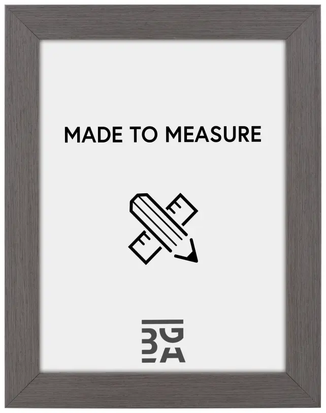 Kehys Moviken Tummanharmaa - Omat mitat