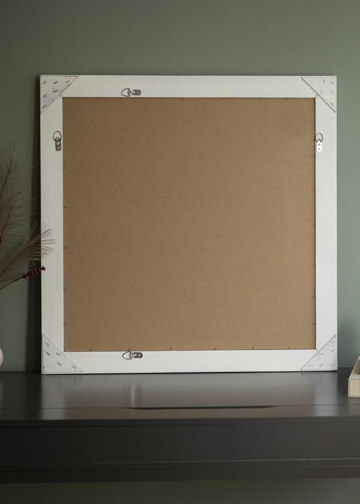 Peili Bologna Valkoinen 80x80 cm