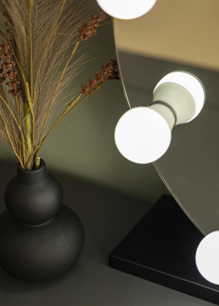 KAILA Meikkipeili Hollywood 10 E27 Musta 70x65 cm