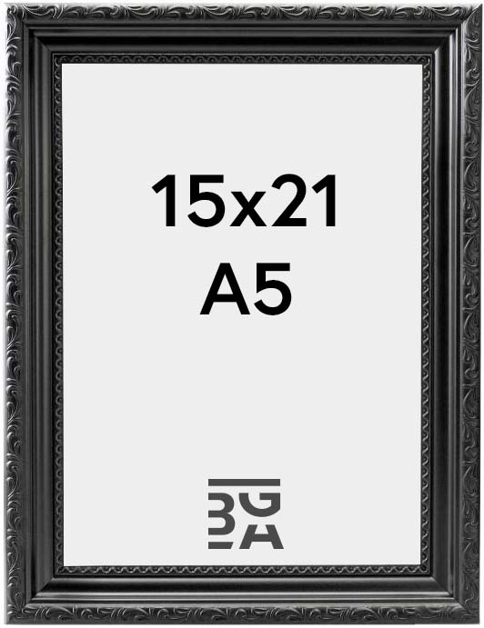 Kehys Abisko Akryylilasi Musta 15x21 cm (A5)