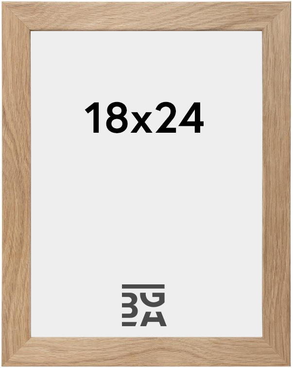 Kehys Oak Wood Akryylilasi 18x24 cm