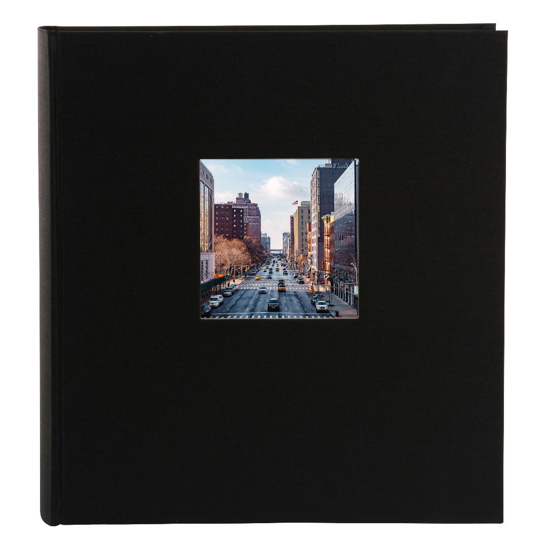 Bella Vista Albumi Musta - 30x31 cm (100 Valkoista sivua / 50 lehteä)