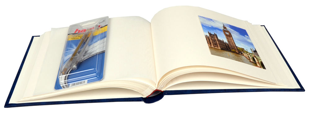 Henzo Basic Line Sininen - 25x24 cm (60 Valkoista sivua / 30 lehteä)