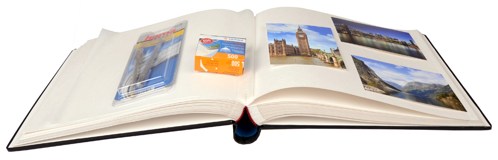 Henzo Gran Cara Premium - Musta - 31x33 cm (100 Valkoista sivua / 50 lehteä)