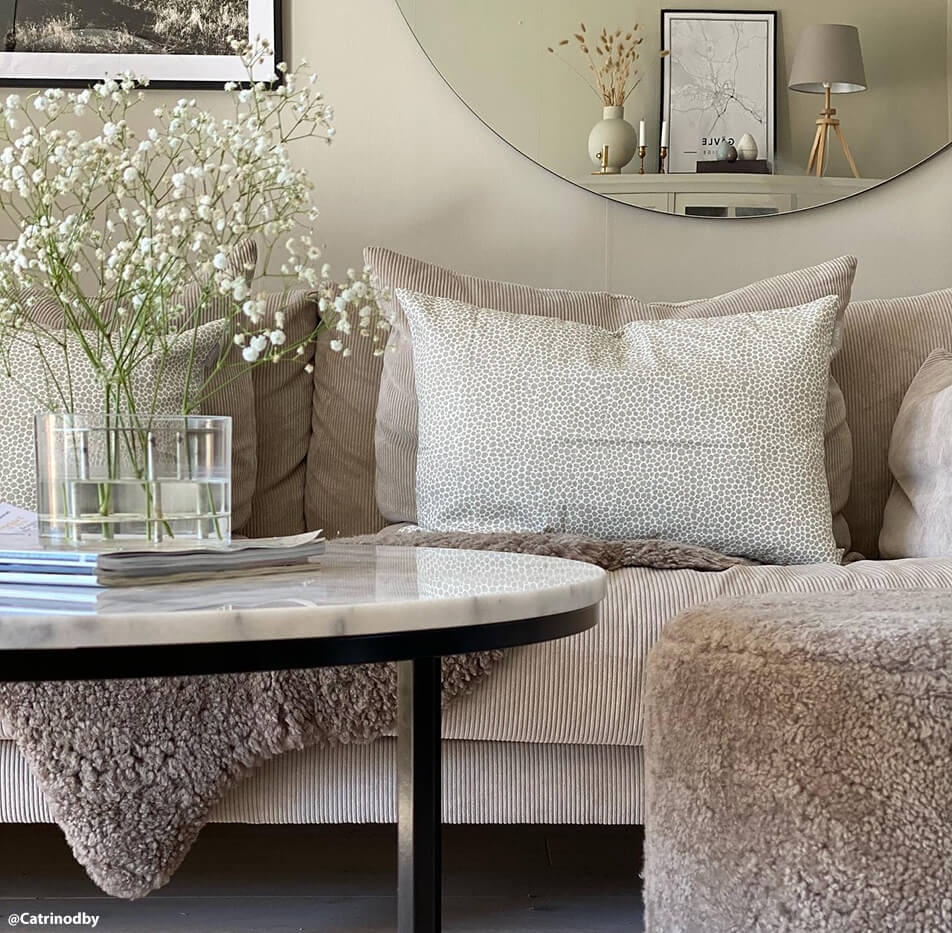 Sisustaminen skandinaavisessa olohuoneessa