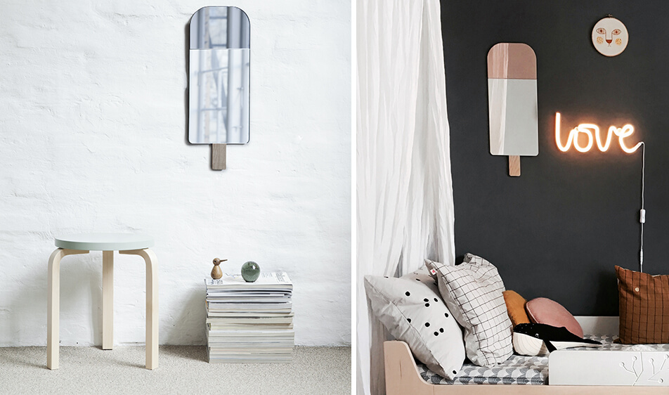 Ice Cream Mirror - jäätelöksi muotoiltu peili