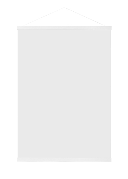 Julisteripustin Chicura Valkoinen Saarni - 70 cm